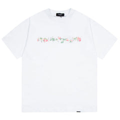 Floral Flower Initial T-Shirt