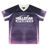Sports Purple Mesh Jersey