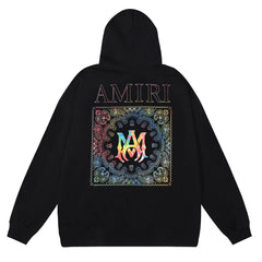 Logo Print Cotton Pullover Hoodie