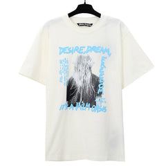 Men's Blue Oasis Cotton T-Shirt