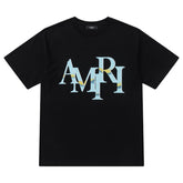 Staggered Logo Print Cotton Jersey T-Shirt