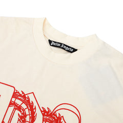 Dragon-Monogram Cotton T-Shirt
