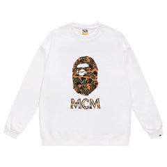 MCM Camo Ape Head Print Sweatshirt