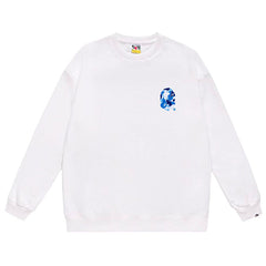 Ape Head Pattern Print Sweatshirt
