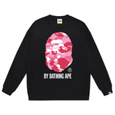Ape Head Pattern Print Sweatshirt