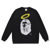 Union Ape Head Pattern Print Sweatshirt