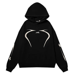 Sports Jet Black / Red Hoodie
