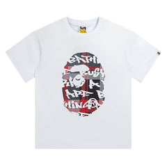 Stroke Camo By Bathing Big Ape Head T-Shirt