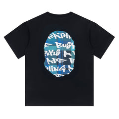 Stroke Camo By Bathing Big Ape Head T-Shirt