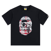 Stroke Camo By Bathing Big Ape Head T-Shirt