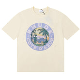 Letter Logo Print T-Shirts