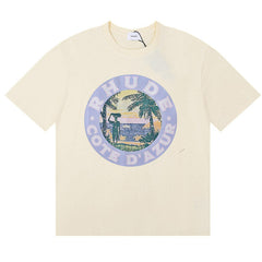 Letter Logo Print T-Shirts