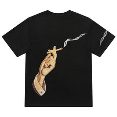 Smoke Embellished Crewneck T-Shirt