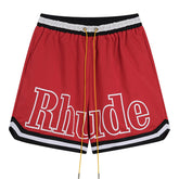 Court Logo-Print Woven Shorts