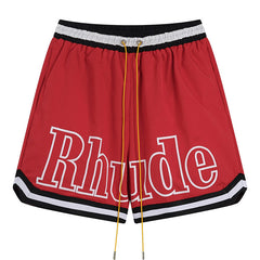 Court Logo-Print Woven Shorts