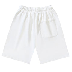 Off Logo Print Swim Shorts