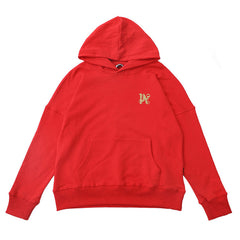 Dragon-Monogram Cotton Hoodie