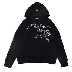 Logo Print Cotton Hoodie