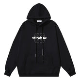 Arrow Logo Pattern Printed Hoodie