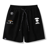Ape Head Pattern Printed Short