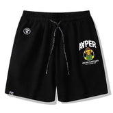 Ape Head Pattern Printed Short