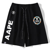 Ape Head Pattern Printed Short