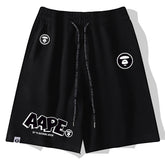 Ape Head Pattern Printed Short