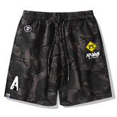Ape Head Pattern Printed Short