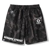 Ape Head Pattern Printed Short