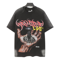 'Live' Nail Graphic Tee