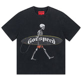 Skeletons Surf Day T-Shirts #1025