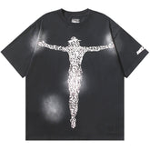 Washed Print Short Sleeve Tee