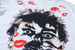 Kisses Graphic-Print Cotton Tee