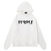 Logo Pattern Printed Hoodie