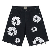 Cotton Wreath Jean Short Black