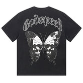 Skeletons Butterfly T-Shirts #1026