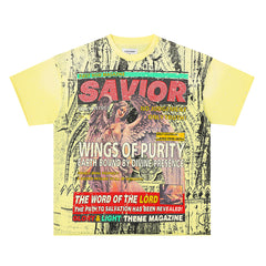Savior Magazine Rhinestone Tee