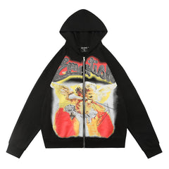 Black “Rhinestone” Hoodie
