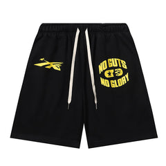 Logo Printed Short Black
