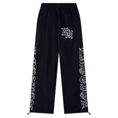 Colored Rhinestones Pants