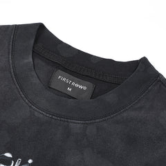 Skulls Applique Heavy Washed Tee
