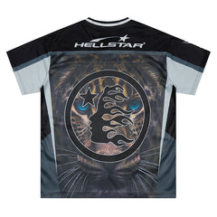 Panther Print Mesh Jersey
