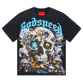 Skeletons Rose T-Shirts #1001