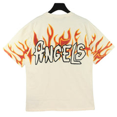 Garment Dye Graffiti Flames Tee