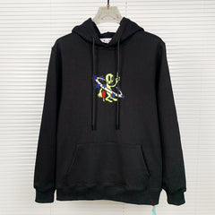 Alien pattern arrow Hoodies