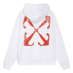 Scratch Arrow Skate Hoodie Oversize