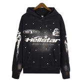 Racer Hoodie Vintage Black