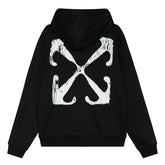 Scratch Arrow Skate Hoodie Oversize