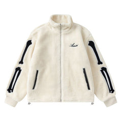Embroidered Lamb Suede Jacket