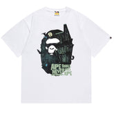 Halloween Mansion Ape Head Tee